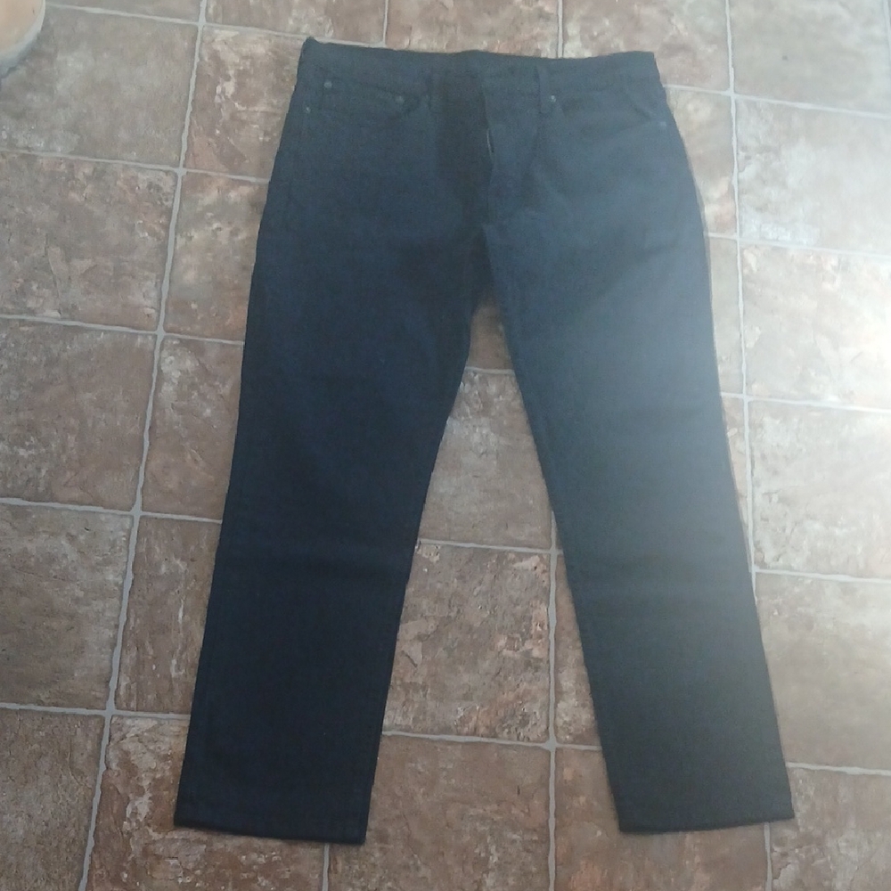 EUC Levi Strauss 511 Classic Black Straight-Leg Jeans Size 36x30